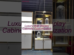 समकालीन एमडीएफ आभूषण प्रदर्शन स्टैंड / आभूषण प्रदर्शन कैबिनेट